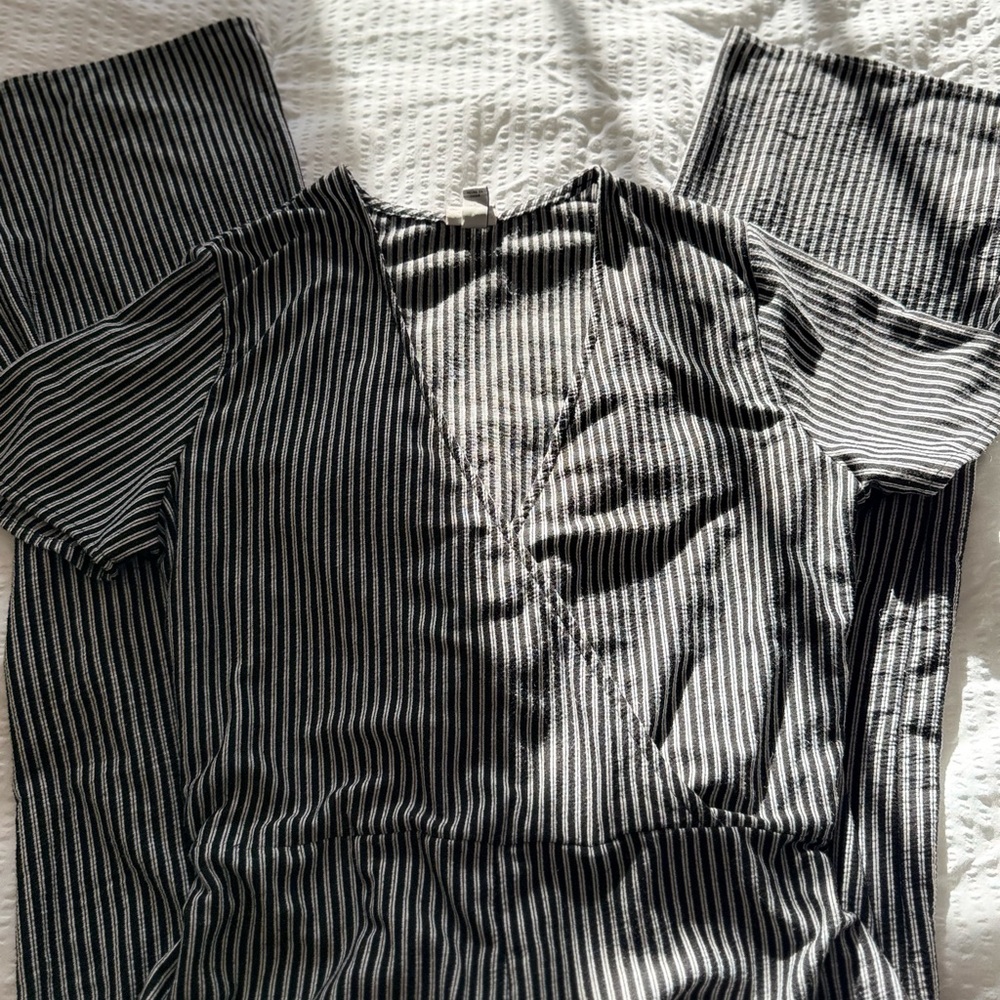 a.n.d e a w y Striped Jumpsuit